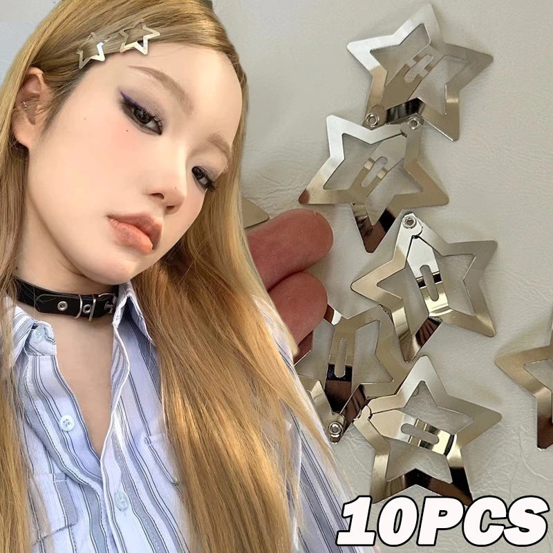 Wholesale Wholesale sweet cool hot girl five-pointed star bb hairpin